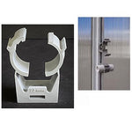 Clic Water Pipe Hangers, 3/4" OD pipe, 10-pack: images of the product and its use