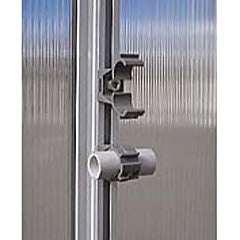 Clic Water Pipe Hangers, 3/4" OD Pipe, 10 pack: image of the product being used to hold a small pipe