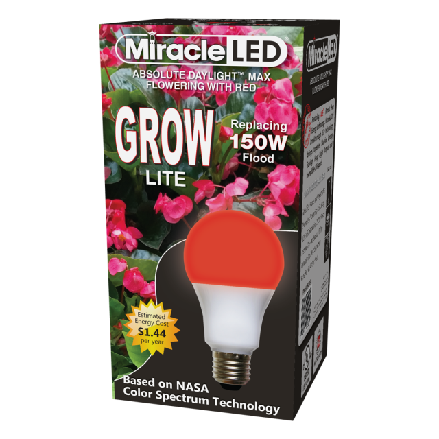 Color Spectrum 12W LED Grow Bulbs case with red grow lights