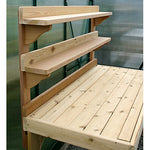 Cedar Wood Upper Shelf Kit for Charley's Benches - Charley's Greenhouse & Garden