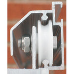 Elite English Sliding Door Wheels, Set of 2: image of the product being used