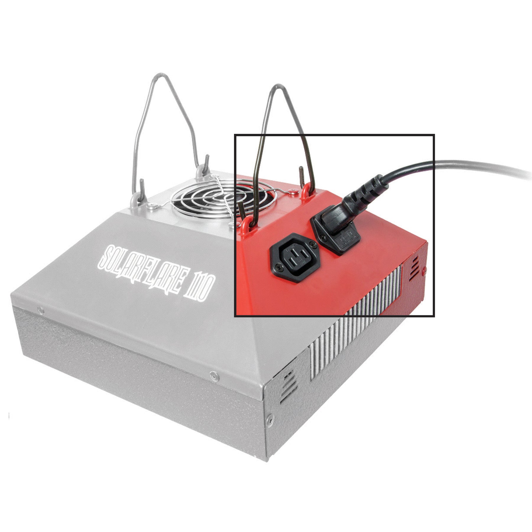 SolarStorm Daisy Chain Power Cord Plugged In