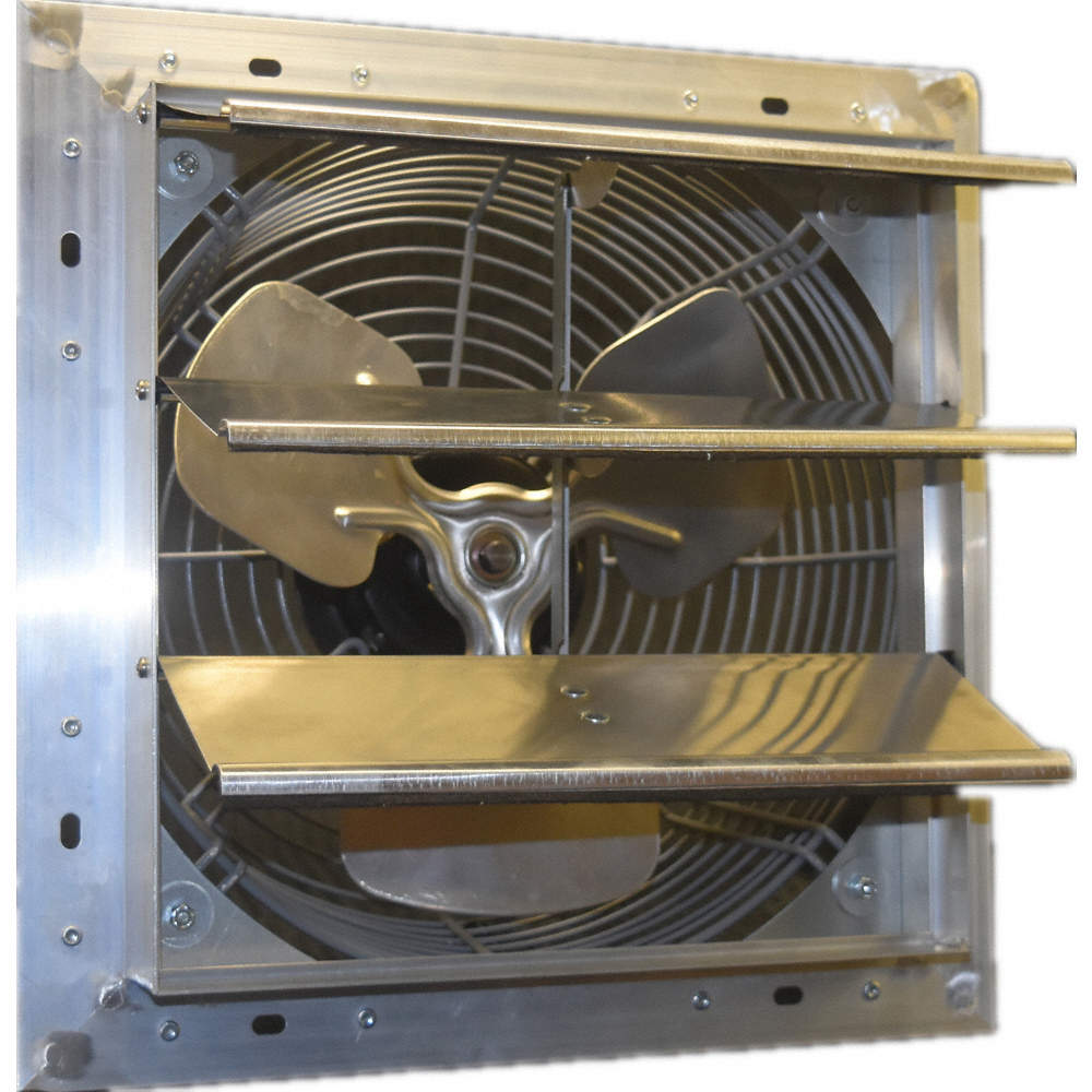 Greenhouse Shutter Exhaust Fan - Hard-Wire