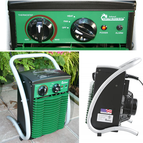 heater for indoor plants Dr. Infrared Heater DR-218 1500W Greenhouse Heater