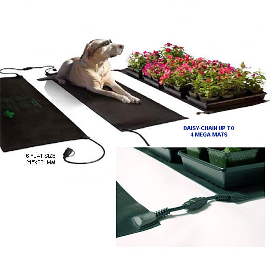 Jump Start Mega Size Commercial Seedling Heat Mat - Charley's Greenhouse & Garden