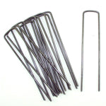 6 Metal Ground Staples for Crop Cover 12 Pack - Image of 10 against a white background