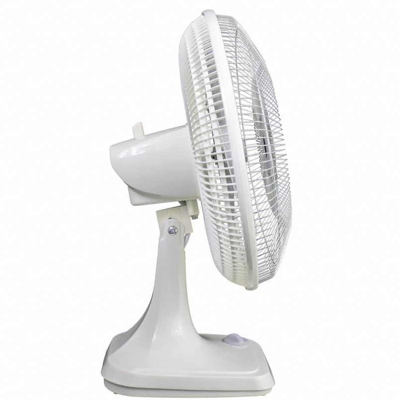 Bench Top Oscillating Fan: Left Side view of the product