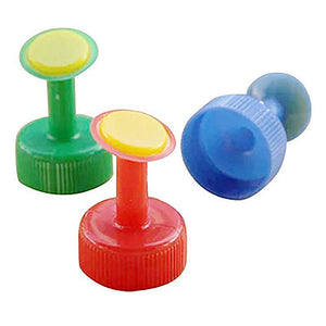 Beverage Bottle Watering Nozzles - image showing the green, blue and red versions