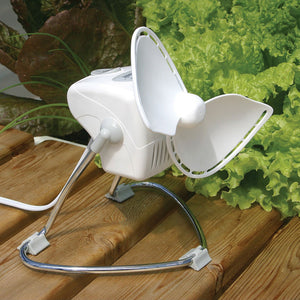 Chinook Caframo Greenhouse Fan on a table top
