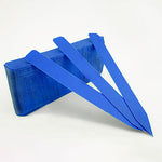 Dark Blue Plant Labels on a white background