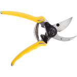 Dramm Bypass Pro™ Pruners in Yellow against a white background.