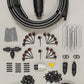 Economy Container Watering Kit - an image showing the various parts of the kit 
