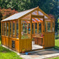 Charley's Alpine Insulated Cedar Greenhouse