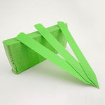 Green Plant Labels on a white background