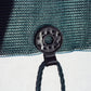 Grommet Clips, pack of 10: image o the product being used on fabric