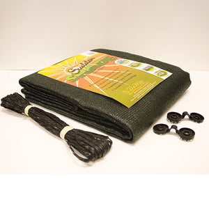 Locknit Shade Fabric Kit - 60 green: image of the packaging and various parts