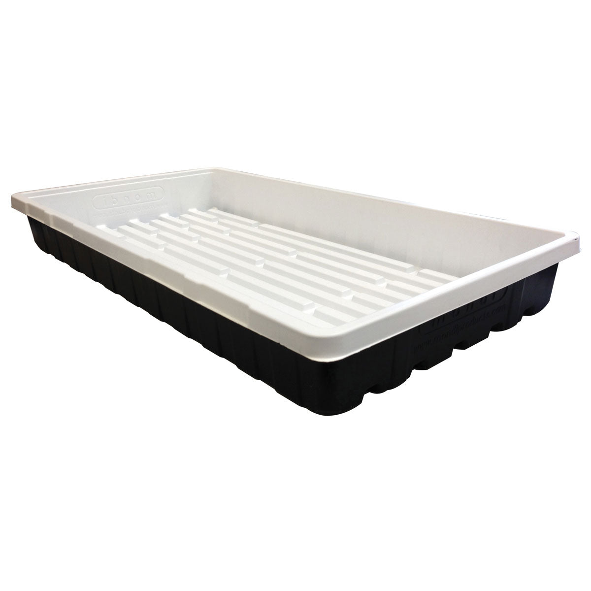 Mondi Black & White 10 x 20 Propagation Tray, No Holes - Charley's Greenhouse & Garden