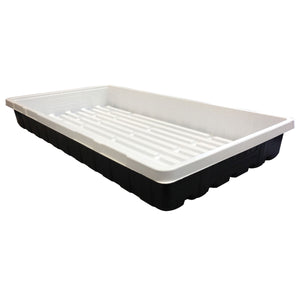 Mondi Black & White 10 x 20 Propagation Tray, No Holes - Charley's Greenhouse & Garden