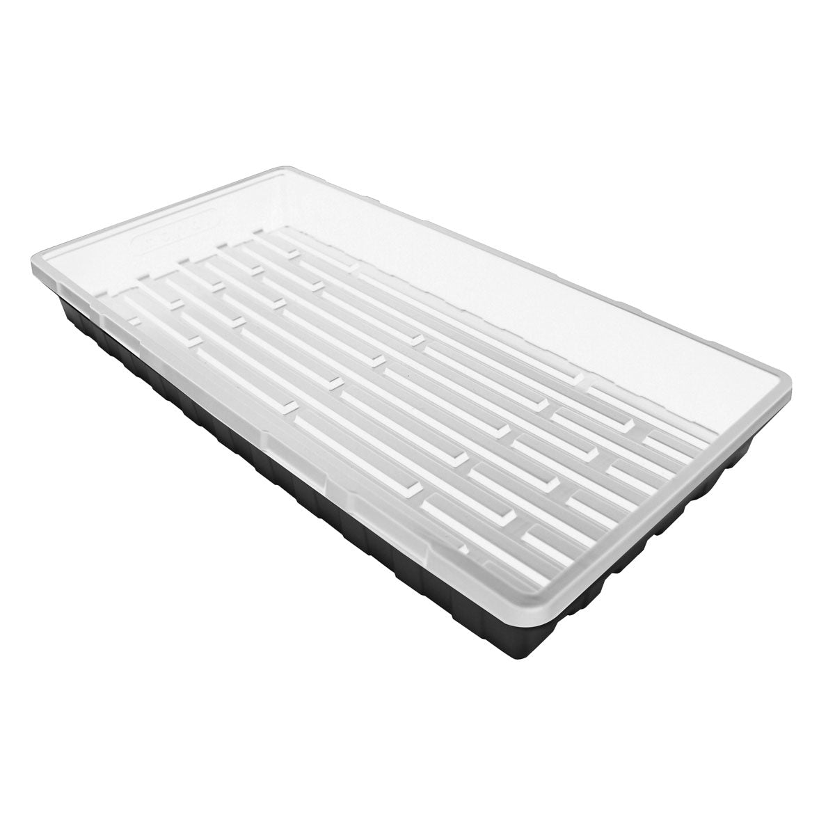 Mondi Black & White 10 x 20 Propagation Tray, No Holes - Charley's Greenhouse & Garden