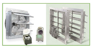 Powered Ventilation System - Product Image with all the various parts