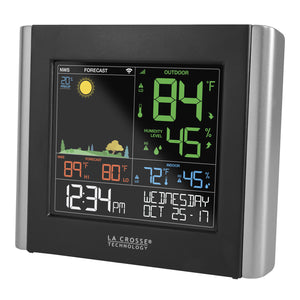 The Remote Monitor Color Weather Station is displayed on a white background, showcasing its appearance.