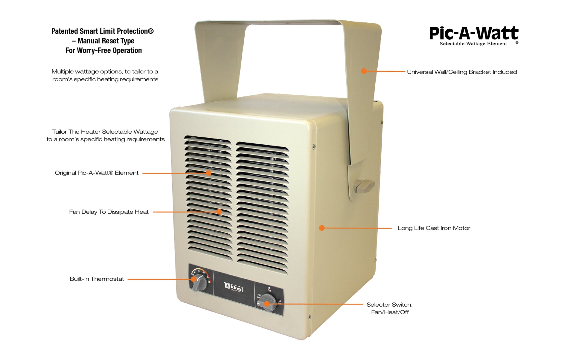 Super Heater 240 Volt: Image of the product and features