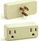 Thermostatic Outlet - image of the front and back against a white background