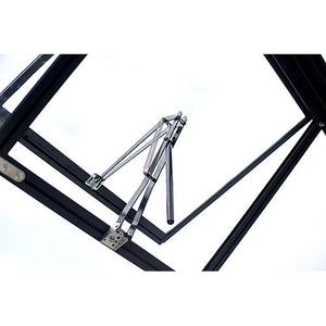 Univent Automatic Vent Opener opening a window vent displayed on a white background