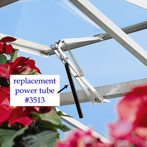 Vent Opener Replacement Cylinder for Orbesen Teknik Standard Solar Openers Image - showing the replacement power tube