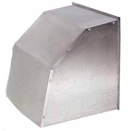Weather hood for exhaust fans and shutters - a close up image of the product 