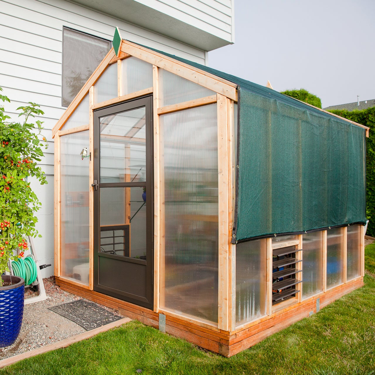 Charley's Woodland Cedar Greenhouse - Charley's Greenhouse & Garden
