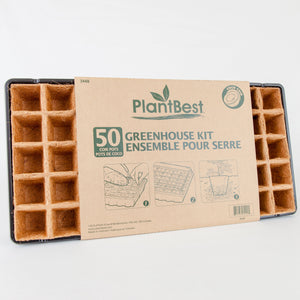 PlantBest 50-Pot Coconut Coir Greenhouse Kit