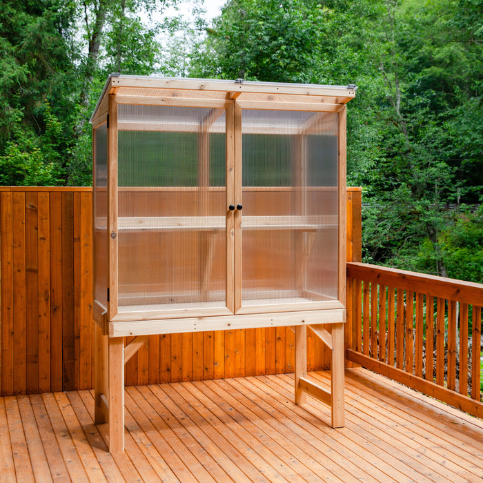 Charley's Victory Upright Cold Frame Bench
