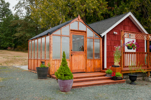 Charley's Alpine Insulated Cedar Greenhouse