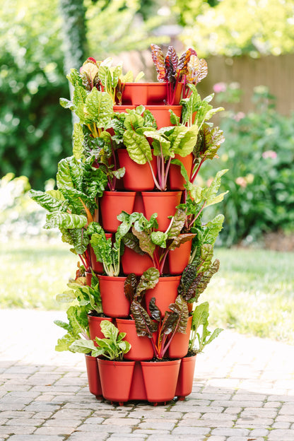 7 Tier GreenStalk Garden Leaf Vertical Planter - Basic Texture