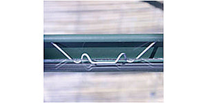 Elite English Wire Spring Glazing Clips: close up of the product being used