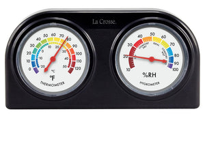 Indoor Temperature and Humidity Gauge product against a white background 