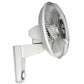 Wall Mount Oscillating Fan, 12" - image of the side view of the product