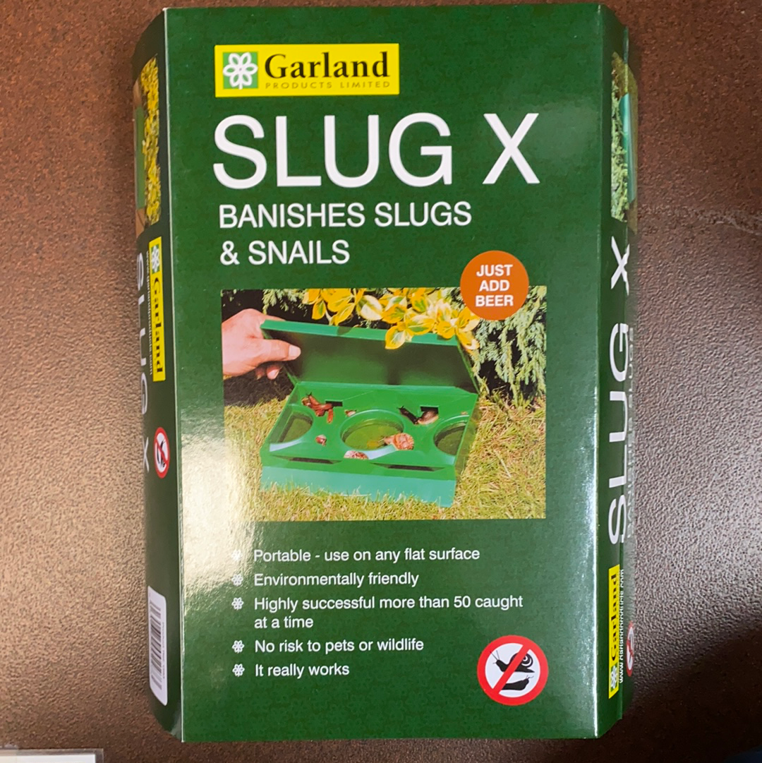 Slug X: Fast-Acting Slug and Snail Trap - Up to 50 Slugs Overnight!